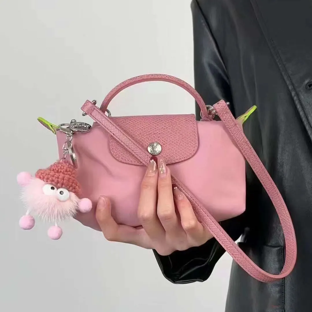 VLOVELAW Dragon Mini Dumpling Bag Mobile Phone Bag Document Package Lightweight Crossbody Bag Waterproof Nylon Bag Commuter Bag