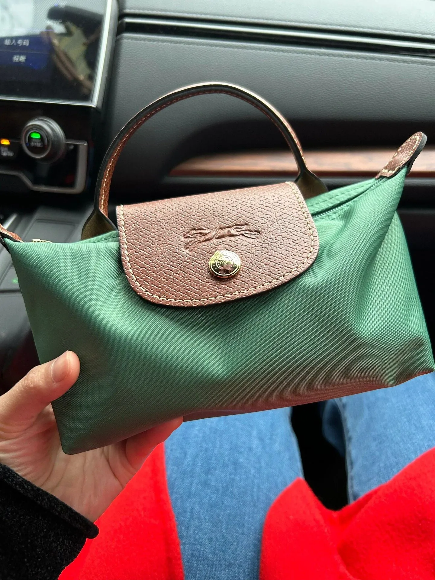 VLOVELAW Dragon Mini Dumpling Bag Mobile Phone Bag Document Package Lightweight Crossbody Bag Waterproof Nylon Bag Commuter Bag