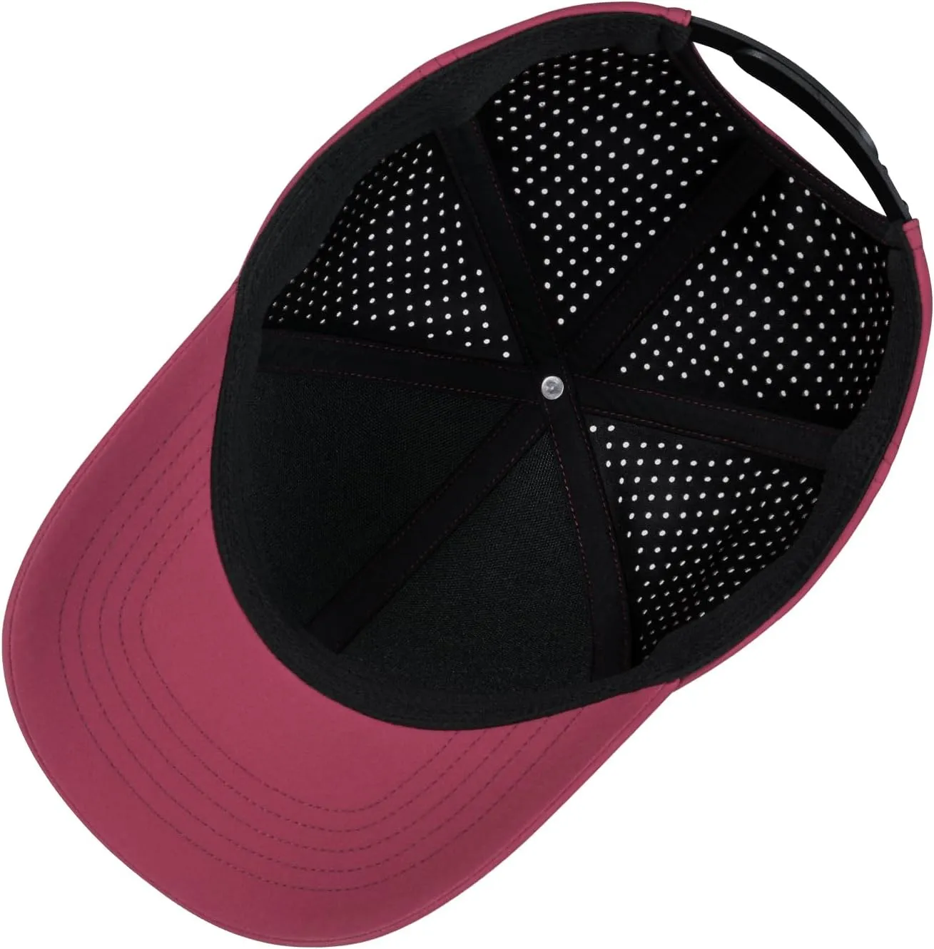 VOBOOM Men Quick Dry Baseball Cap Laser Cut Mesh Ball Curved Brim Snapback Hat