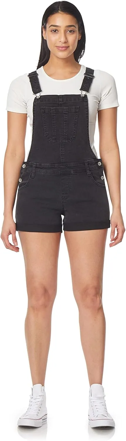 WallFlower Womens Shortalls Juniors (Standard and Plus)