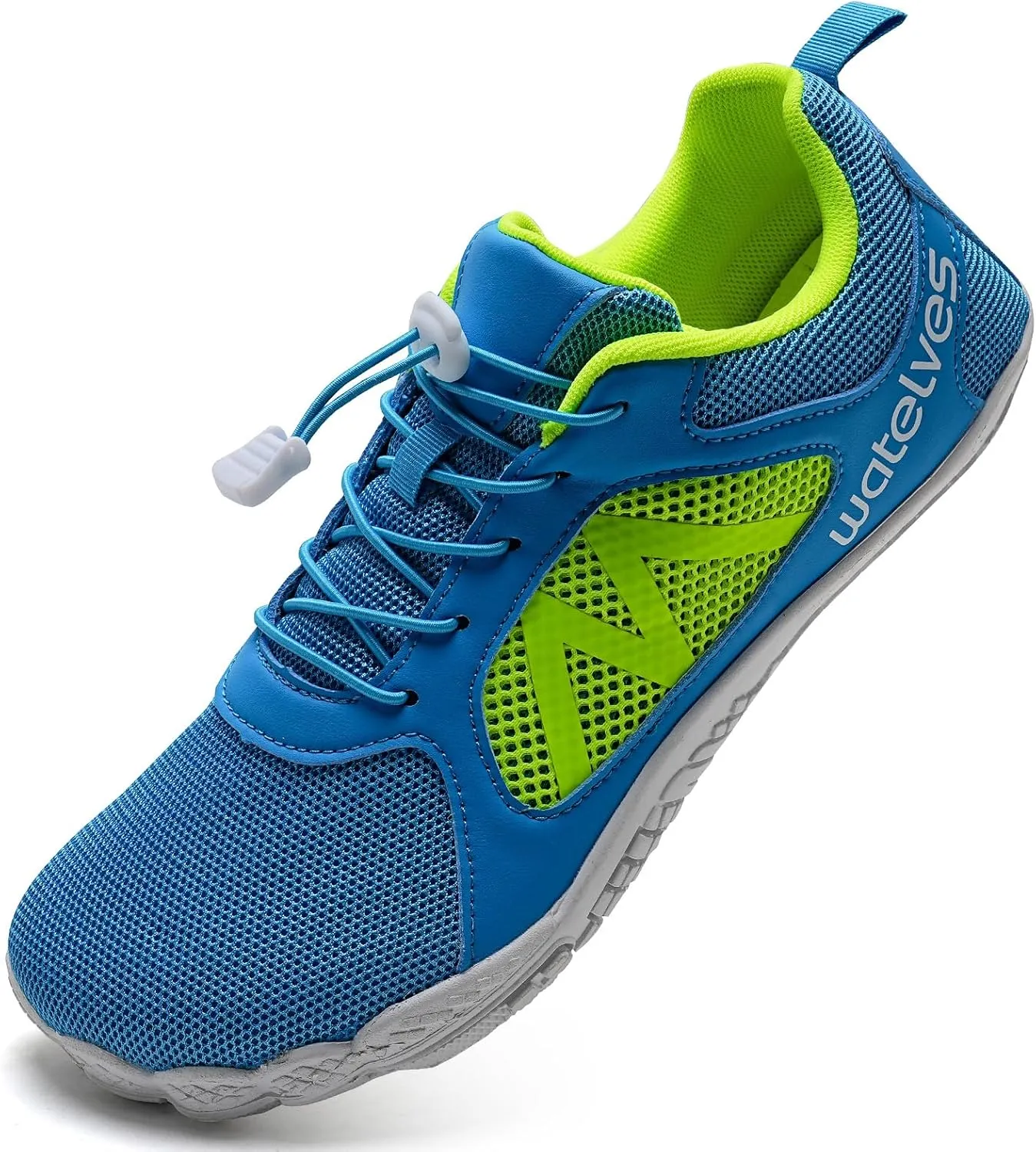 WateLves Barefoot Water Shoes for Women Men Wide Toe Quick-Dry Lightweight Mesh Breathable Aqua Shoes with Drainage Holes for Beach Swim Yoga Exercise Surf Pool Boat
