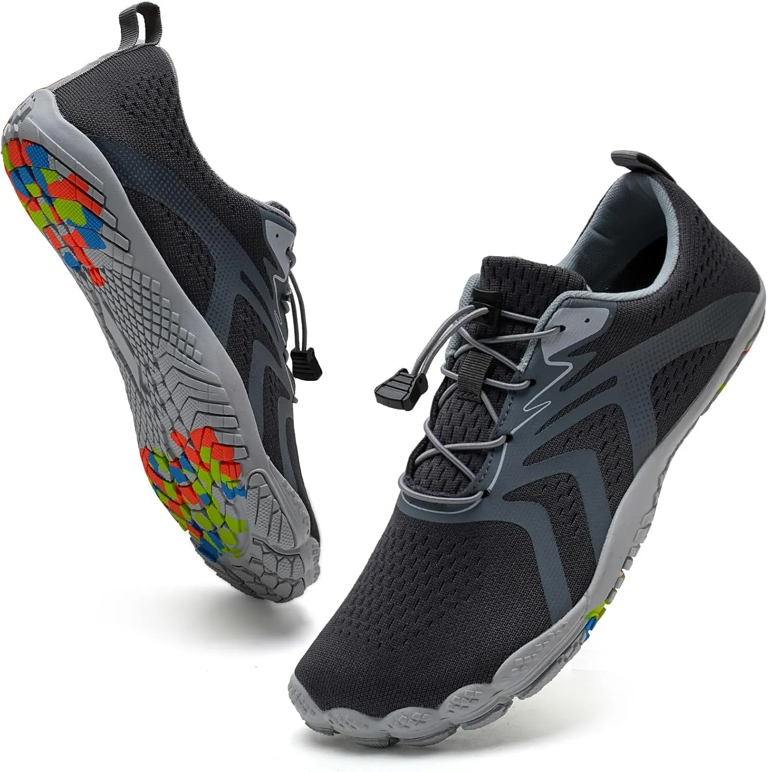WateLves Water Shoes Men Women Beach Barefoot Aqua Socks Breathable Wide Swim Outdoor Walking Anti Slip Pool Shoes for Hiking Kayaking Diving Surfing