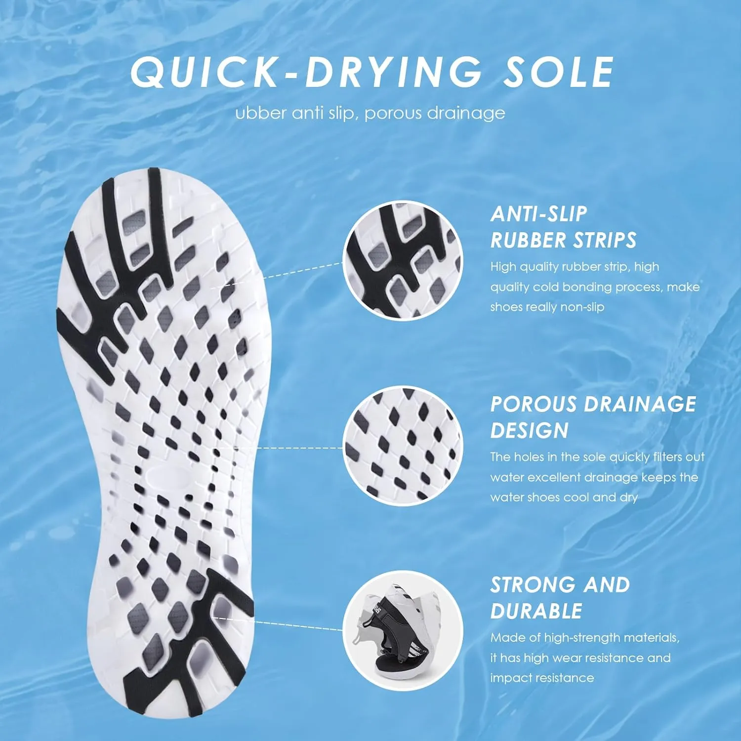 Water Shoes for Men Women Mesh Barefoot Hiking Swim River Shoes Adult Lake Pool Aqua Socks Beach Surfing Kayaking Sport Accessories Camping