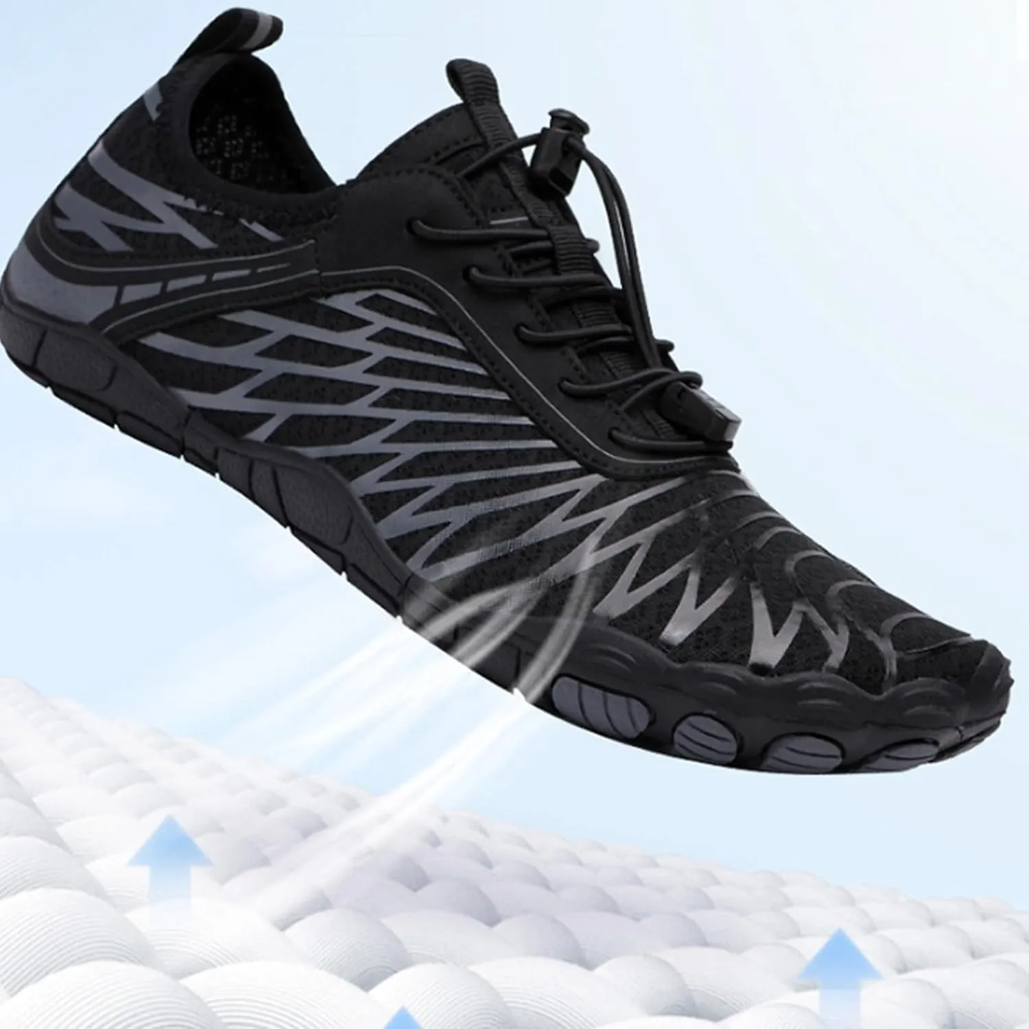 Water Shoes Women Men Quick Dry Hiking Footwear Barefoot Aqua Socks Shoes Sport Swim Pool Beach Shoes Athletic Adult Walking Shoes Lightweight Breathable Swimming Shoes for Women Men