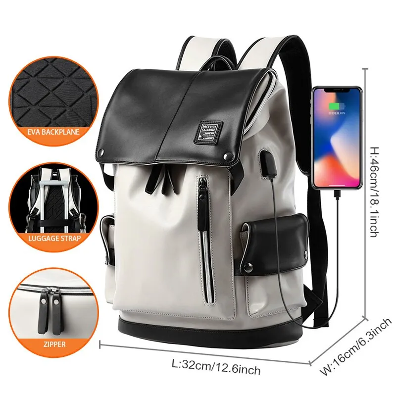 Waterproof 15.6 Inch Business Backpack