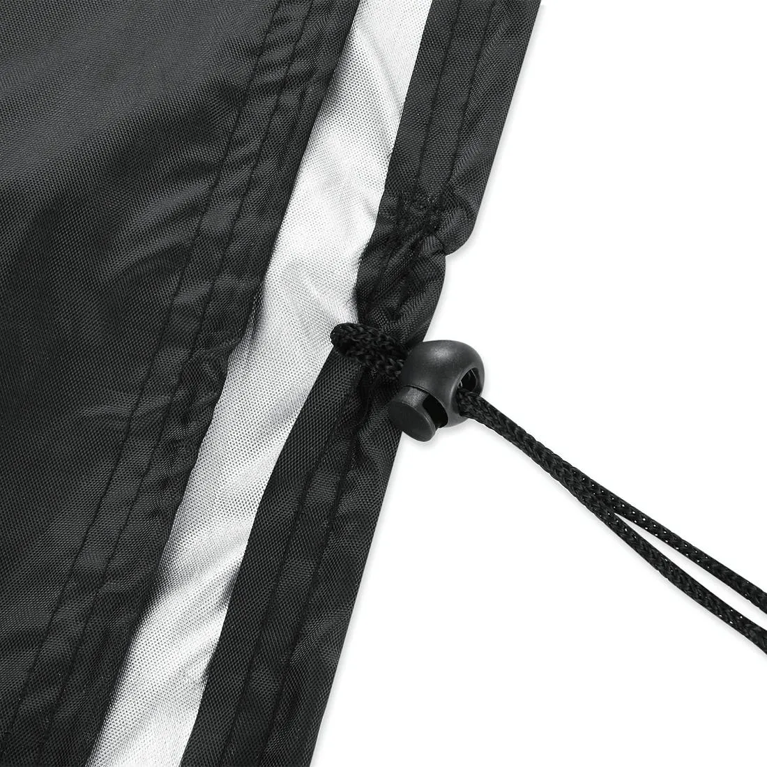 Waterproof 210D Oxford Cloth Bbq Grill Cover - Anti-Uv Dust-Proof Folding - Fits Gas Charcoal Electric - 145X61X117Cm - Black