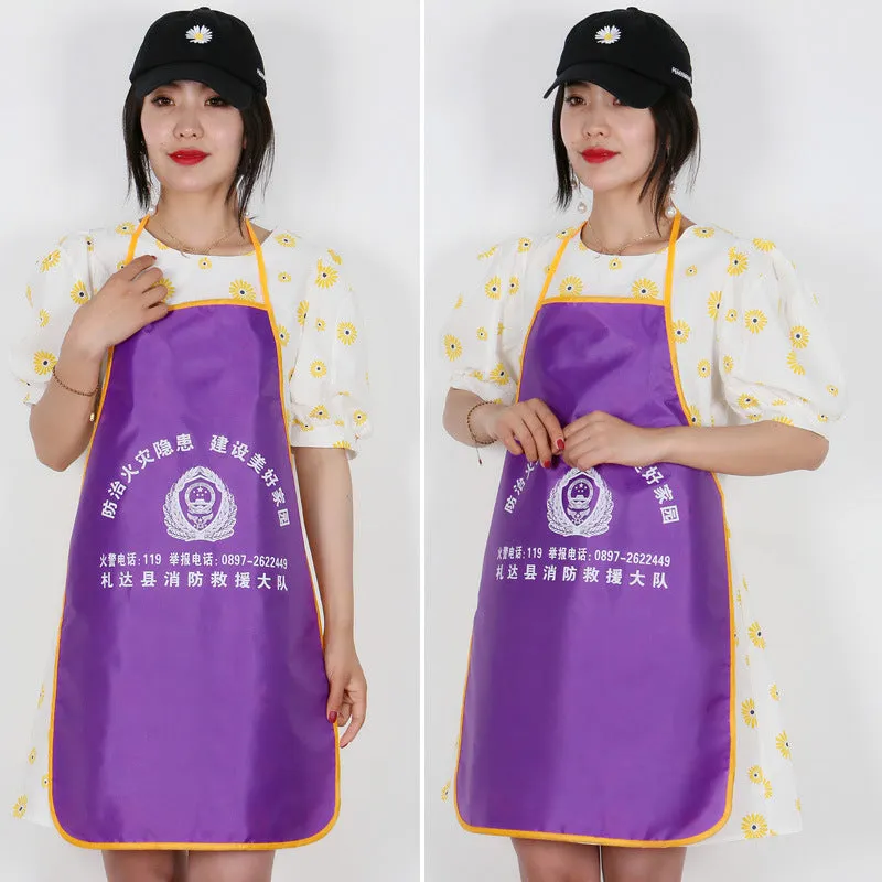 Waterproof pvc apron custom