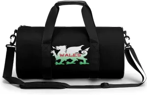 Welsh Dragon Flag of Wales Gym Bag for Men Women Duffle Bags Travel Tote
