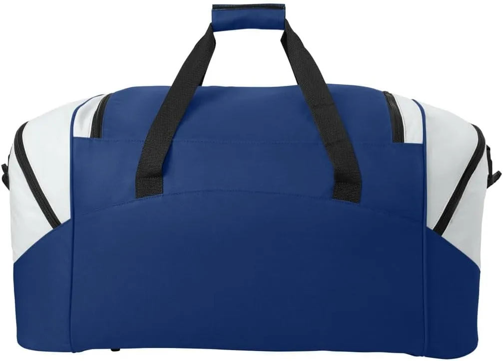 West Virginia University Duffel Bag LARGE WVU Suitcase or Gym Sports Gear Bag (Royal)