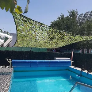 WHFTD Camouflage Netting - Camo Mosquito Nettings - Woodland Net Mesh for Covering Hunting Shooting Blind Watching Hide Party Decorations,10×15m/32.8×49.2ft