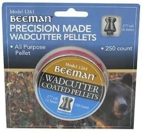 Wholesale Lot (6) Packs 1500 Beeman Wadcutter Pellets .177 Cal, 7.8 Grains 1261