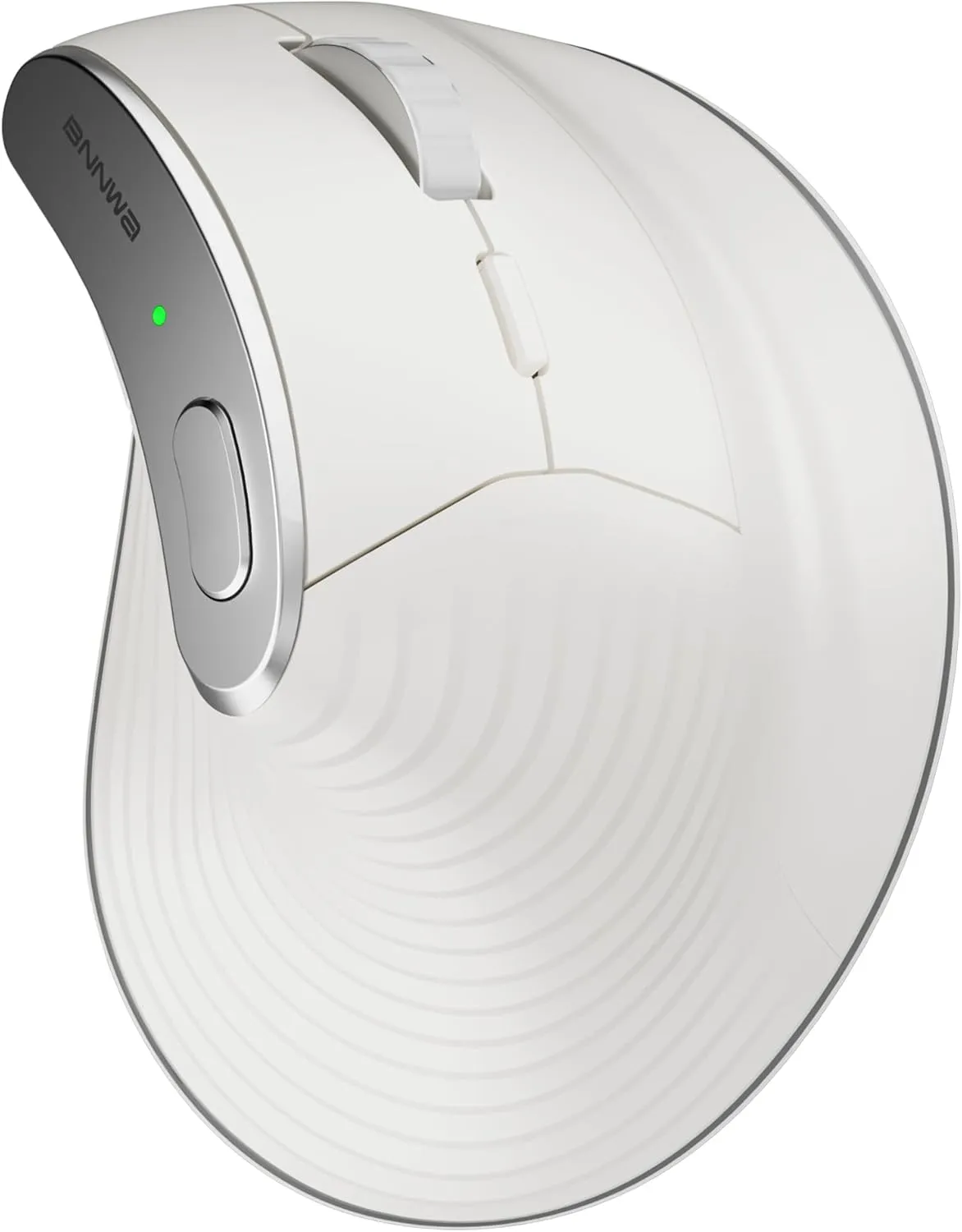 Wireless Vertical Ergonomic Mouse, Multi-Device(Bluetooth   2.4G Connection), 4 Adjustable DPI, 7 Buttons Computer Mouse for PC, Laptop, Desktop, MacBook - White