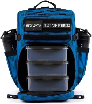 WOLFpak 35L Backpack Meal Prep Management (Toxic Blue)