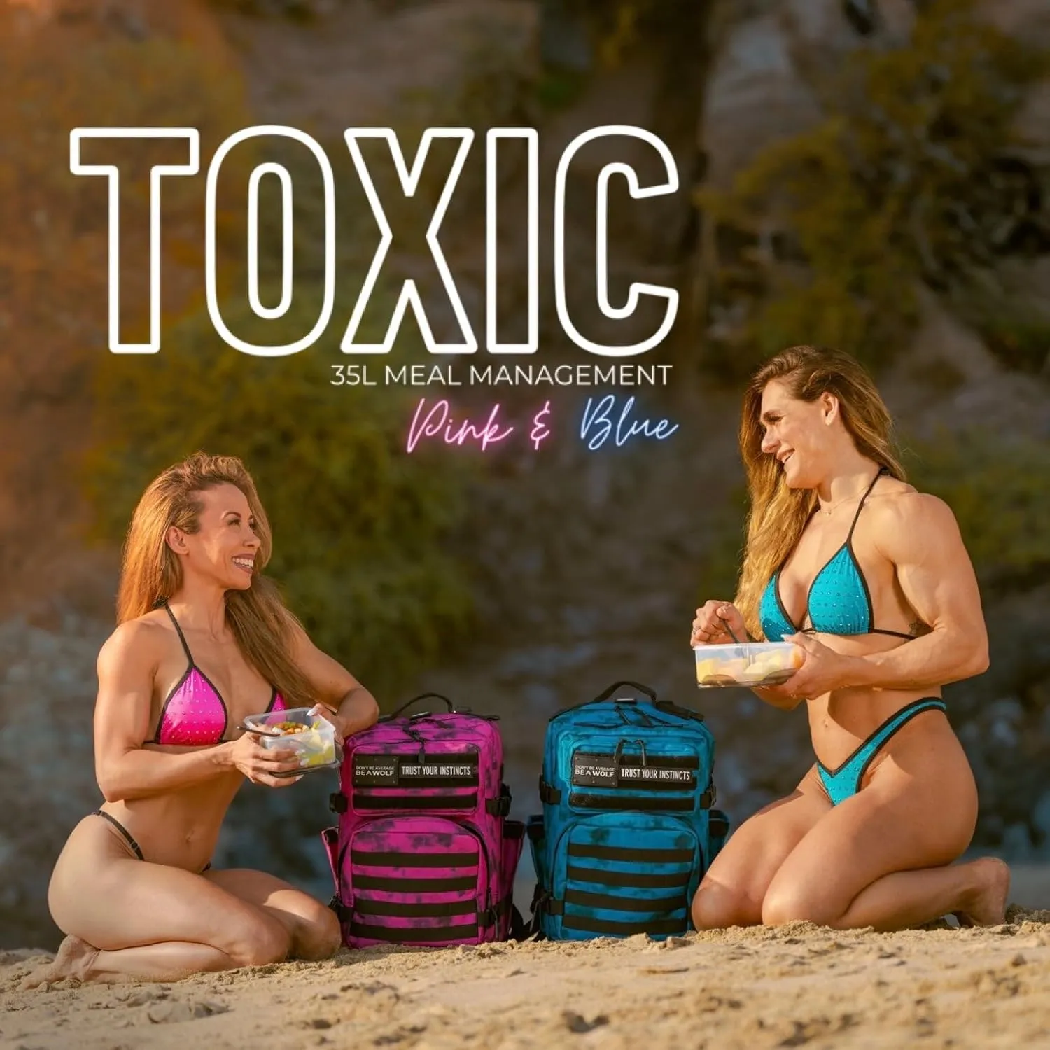 WOLFpak 35L Backpack Meal Prep Management (Toxic Blue)