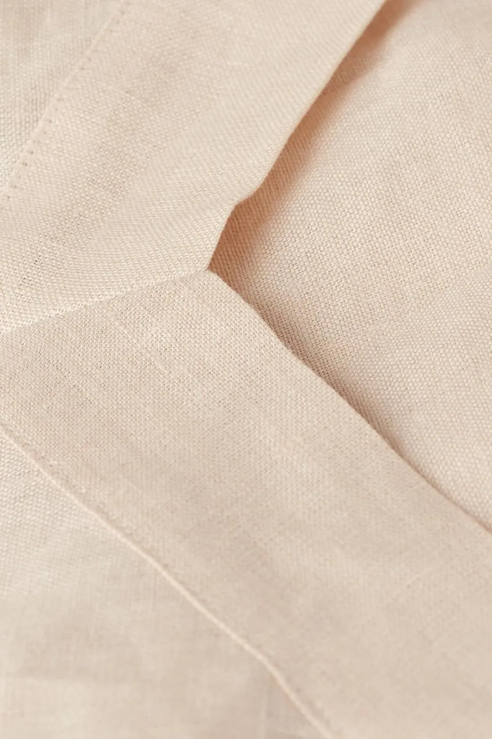 Woman's The Pure Linen Top in Linen Fabric