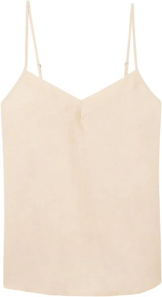 Woman's The Pure Linen Top in Linen Fabric