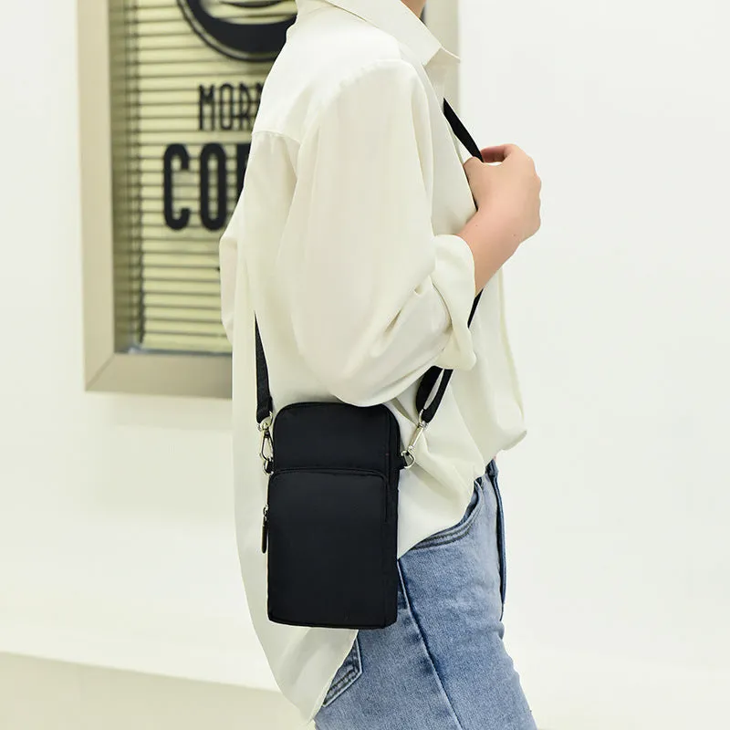 Women's Big Screen Mobile Oxford Cloth Wrist Coin Purses