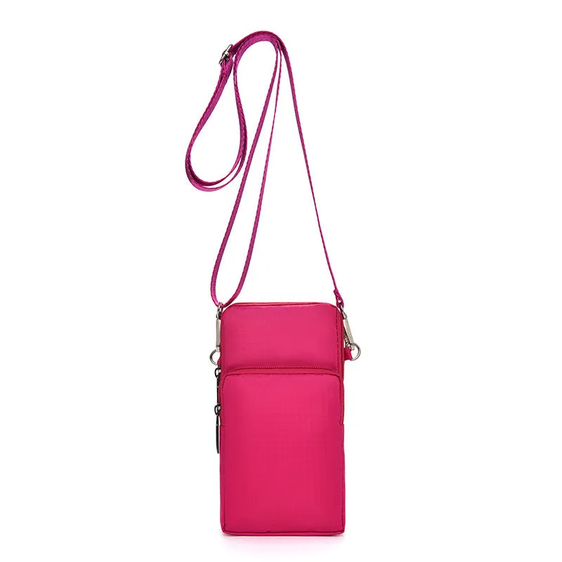 Women's Big Screen Mobile Oxford Cloth Wrist Coin Purses