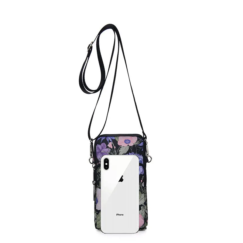 Women's Big Screen Mobile Oxford Cloth Wrist Coin Purses