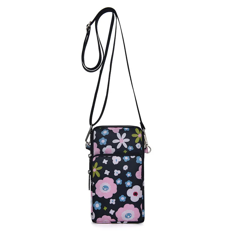 Women's Big Screen Mobile Oxford Cloth Wrist Coin Purses