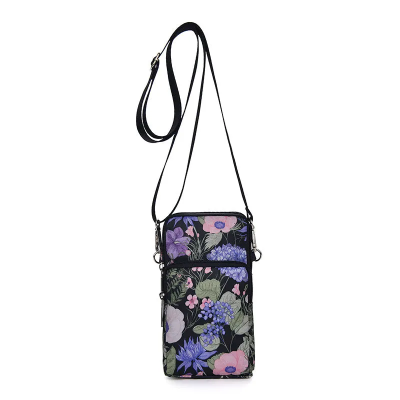 Women's Big Screen Mobile Oxford Cloth Wrist Coin Purses