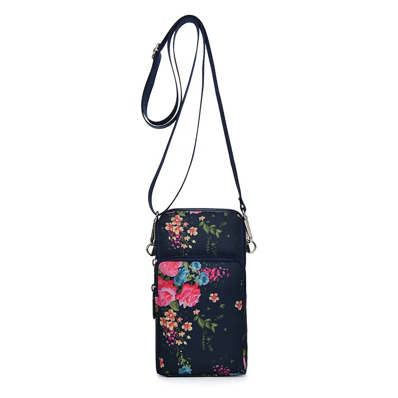 Women's Big Screen Mobile Oxford Cloth Wrist Coin Purses