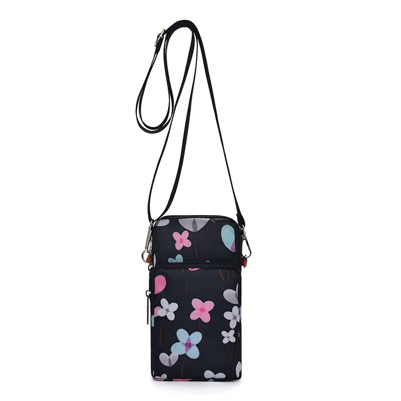 Women's Big Screen Mobile Oxford Cloth Wrist Coin Purses
