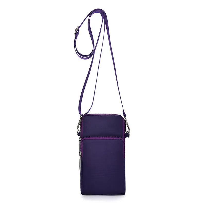 Women's Big Screen Mobile Oxford Cloth Wrist Coin Purses