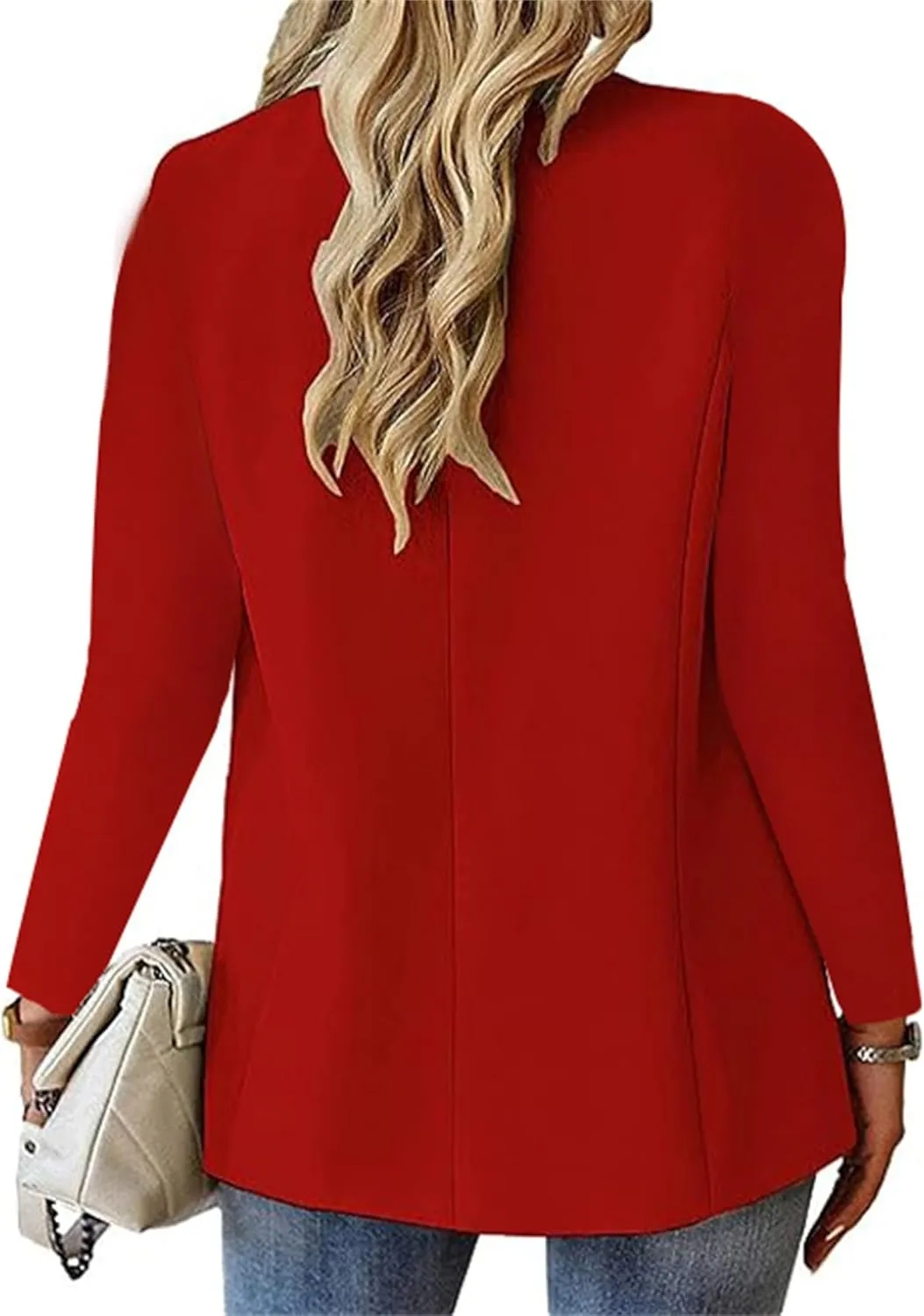 Womens Casual Blazers Business Casual Dressy Long Sleeve Jackets Lightweight Blazer Spring Summer Cardigan Work Suit