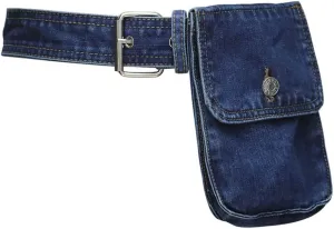 Women's Denim Waist Belt Fanny Pack Waist Bag with Removable Belt Bag