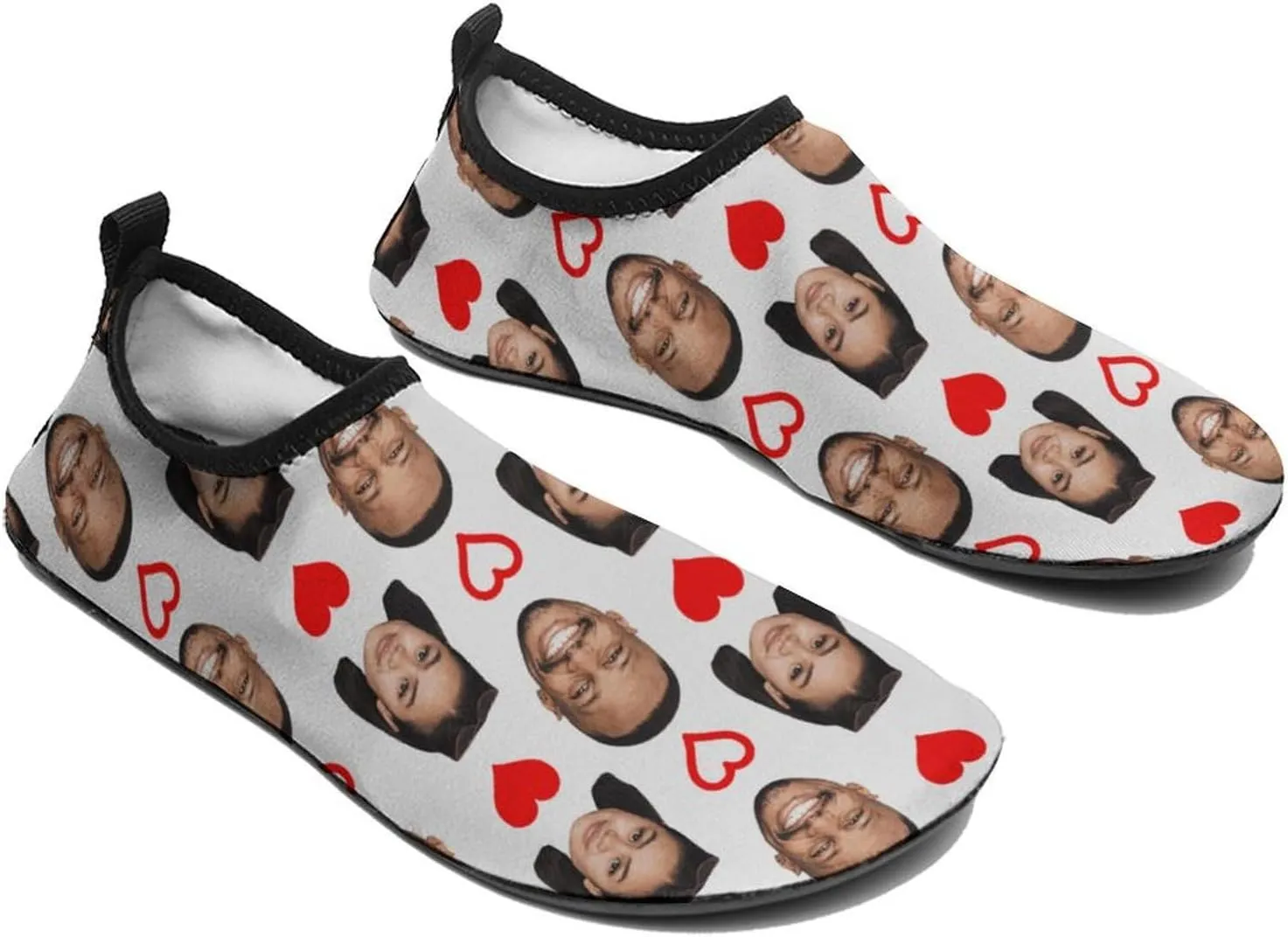 Womens Mens Water Shoes Custom Quick-Dry Barefoot Personalized Aqua Beach Socks