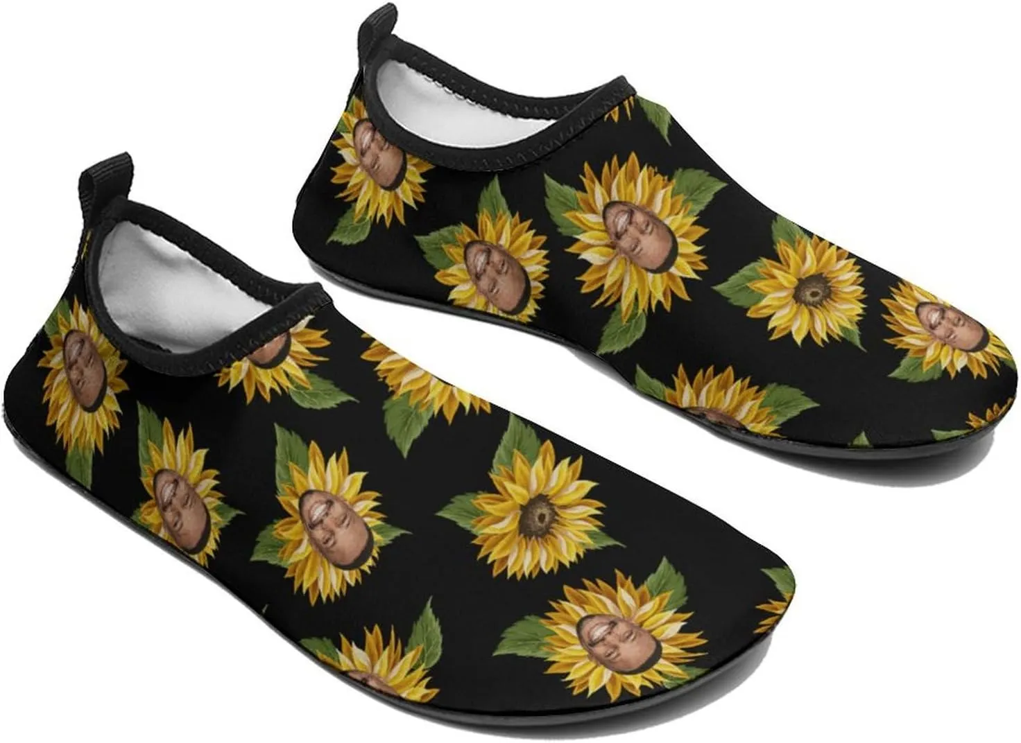 Womens Mens Water Shoes Custom Quick-Dry Barefoot Personalized Aqua Beach Socks