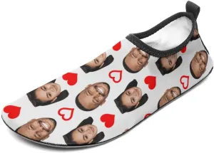 Womens Mens Water Shoes Custom Quick-Dry Barefoot Personalized Aqua Beach Socks