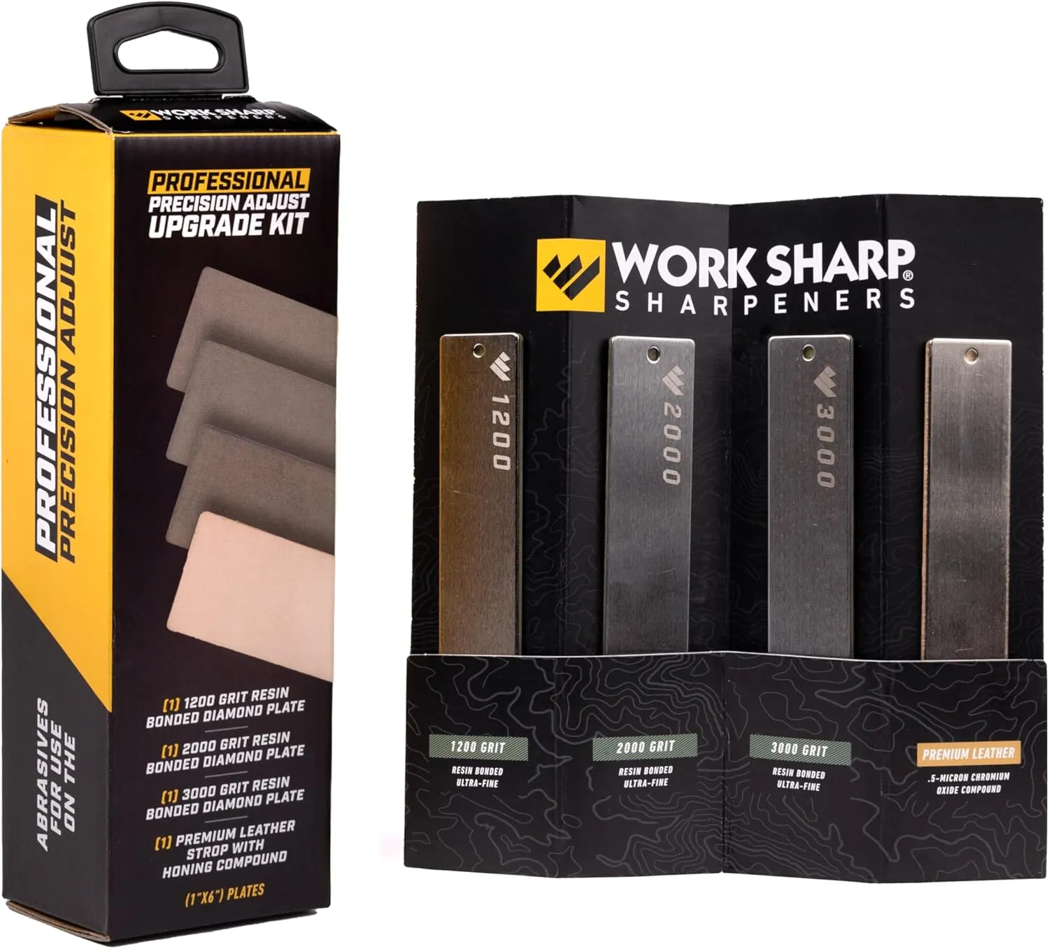 Work Sharp Professional Precision Adjust Upgrade Kit - Replacement Plates, 4 Plates