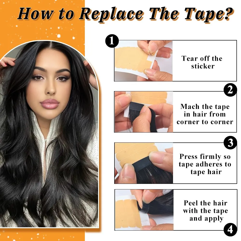 YDDM Tape in Extensions, Balayage Brown to Dirty Blonde Straight 100% Remy Human Hair for Women 14 Inch 20pcs Seamless Invisible Tape in Hair Extensions Human Hair(2/6/18K#, 14 Inch)