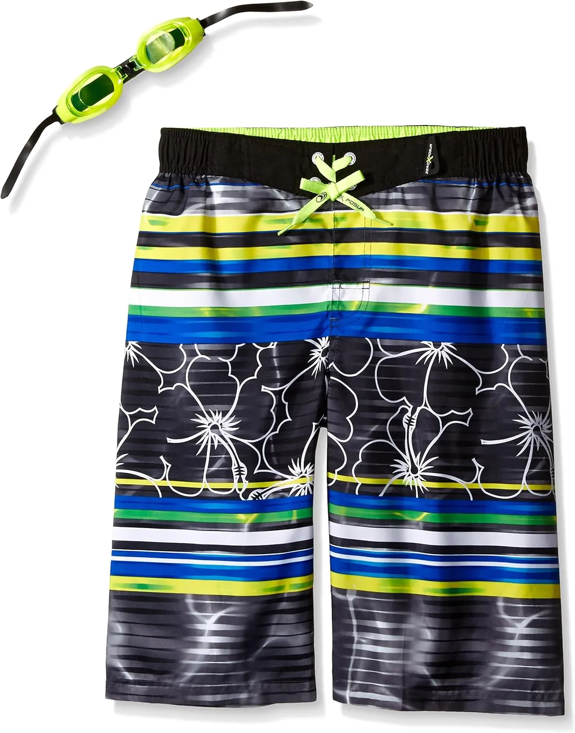 ZeroXposur Boys' Luau Swim Trunk