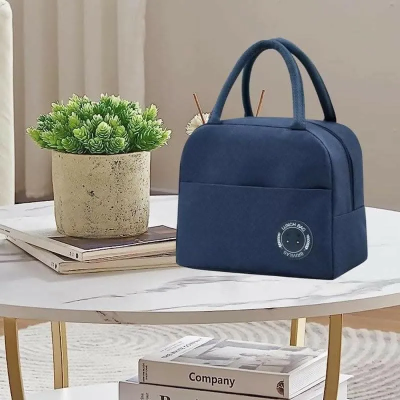 ZEVORA Insulated Lunch Bag for Office School Picnic (MULTI-COLOURS)