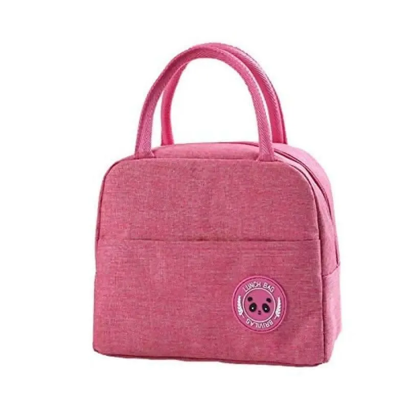 ZEVORA Insulated Lunch Bag for Office School Picnic (MULTI-COLOURS)