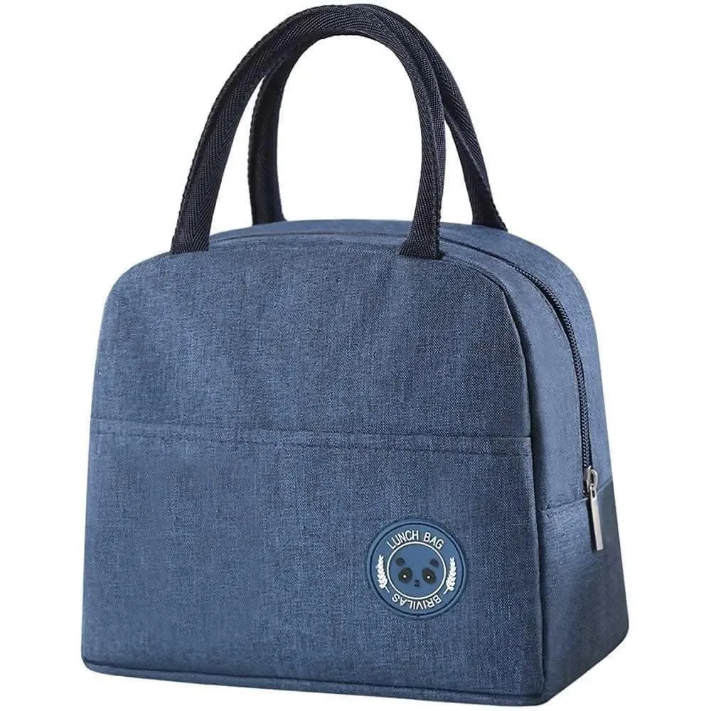 ZEVORA Insulated Lunch Bag for Office School Picnic (MULTI-COLOURS)